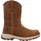 Georgia Boot Eagle Trail, Women's Pull-On Boot, 10 M, 10 in Height, Brown GB00645 - alternate 6